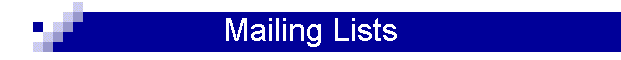 Mailing Lists
